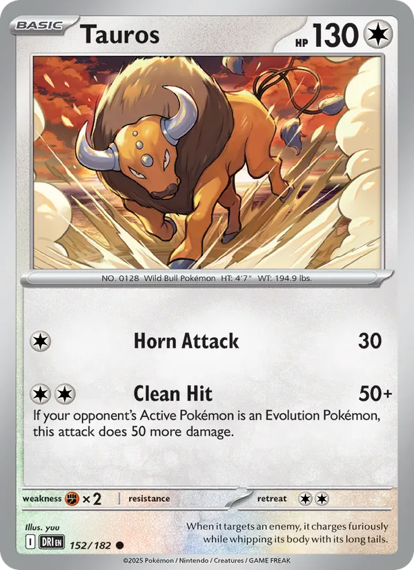 Tauros #152 – Destined Rivals card