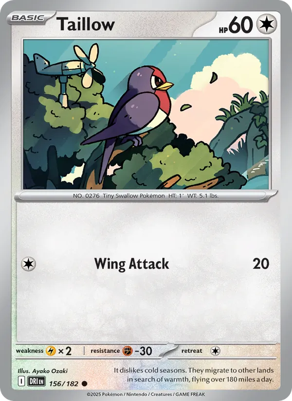 Taillow #156 – Destined Rivals card