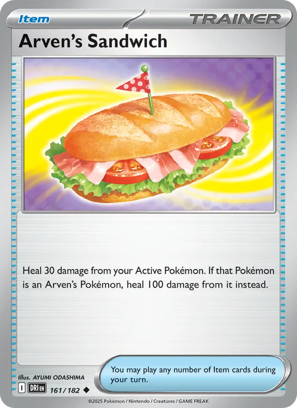 Arven's Sandwich #161 – Destined Rivals card
