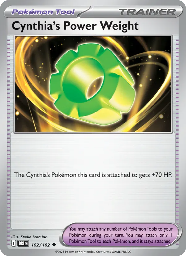 Cynthia's Power Weight #162 – Destined Rivals card