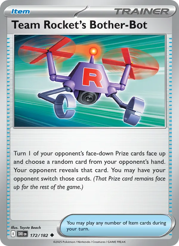 Team Rocket's Bother-Bot #172 – Destined Rivals card