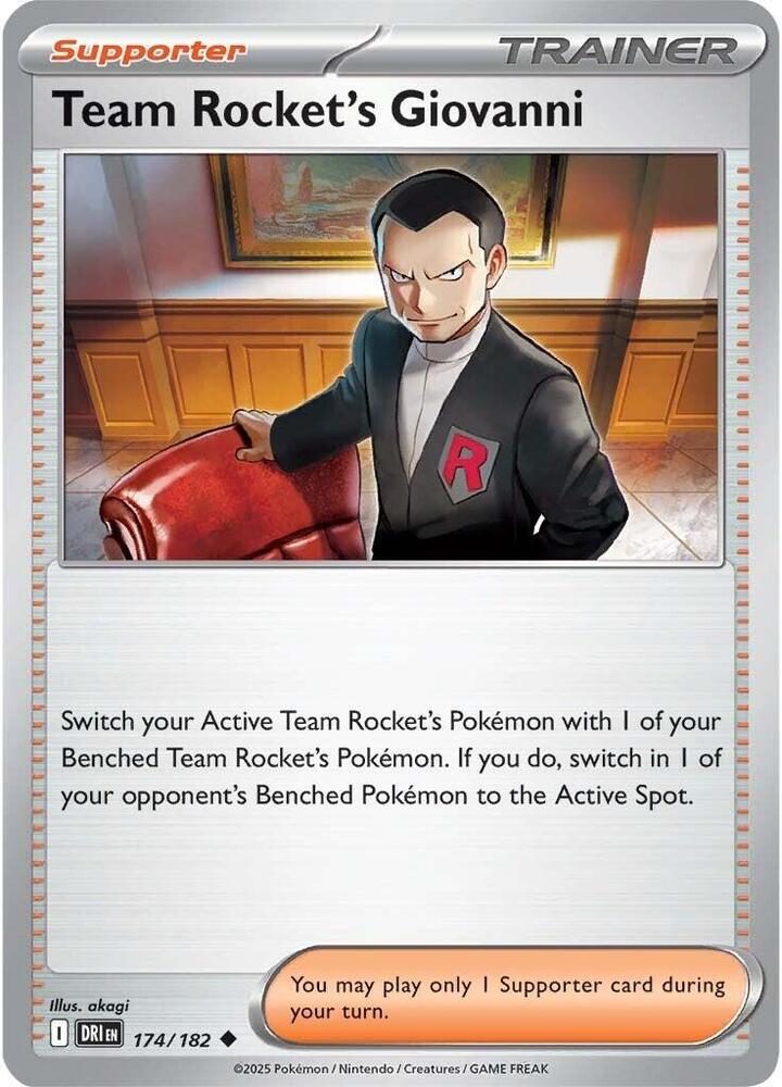 Team Rocket's Giovanni #174 – Destined Rivals card