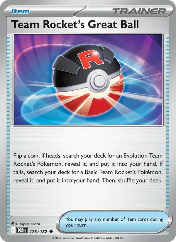 Team Rocket's Great Ball #175 – Destined Rivals card