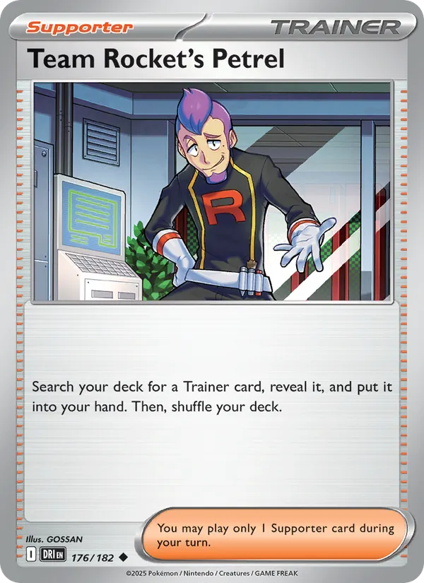 Team Rocket's Petrel #176 – Destined Rivals card