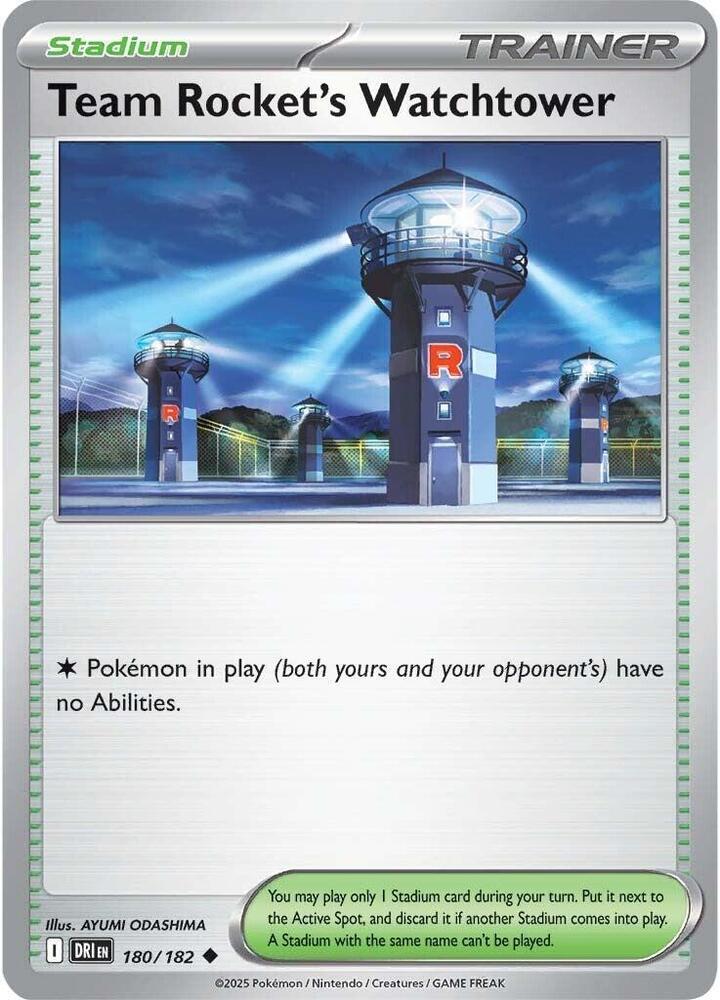 Team Rocket's Watchtower #180 – Destined Rivals card