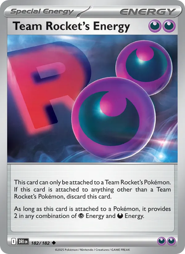 Team Rocket's Energy #182 – Destined Rivals card