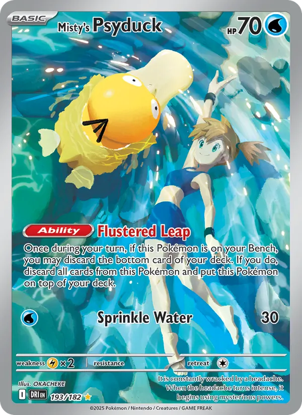 Misty's Psyduck #193 – Destined Rivals card
