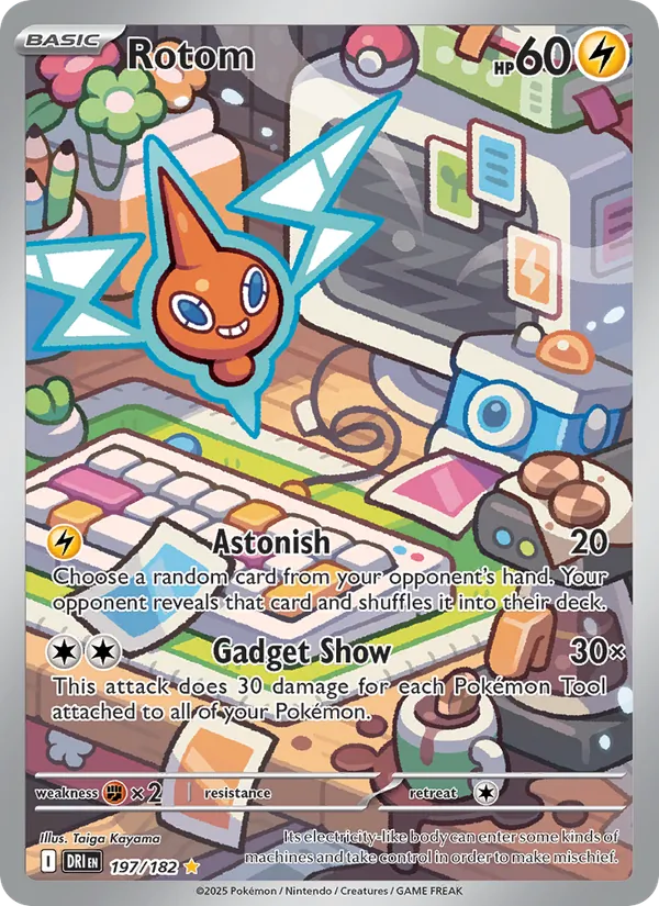 Rotom #197 – Destined Rivals card