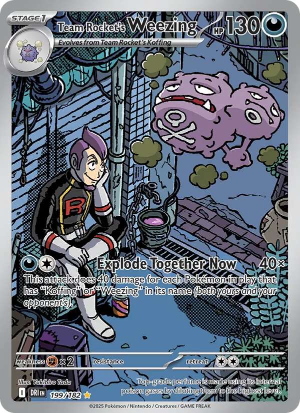 Team Rocket's Weezing #199 – Destined Rivals card