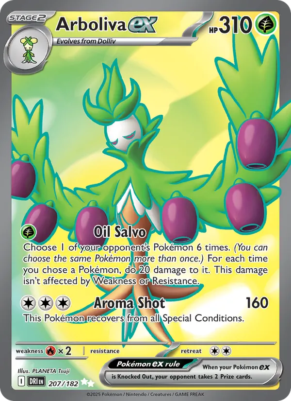Arboliva ex #207 – Destined Rivals card