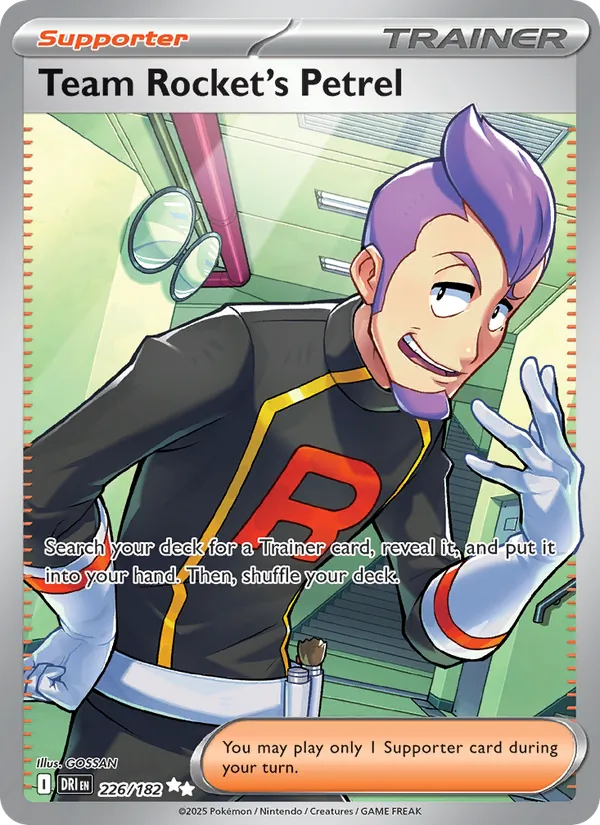 Team Rocket's Petrel #226 – Destined Rivals card