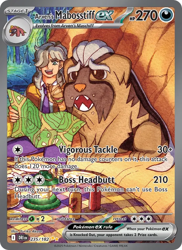 Arven's Mabosstiff ex #235 – Destined Rivals card