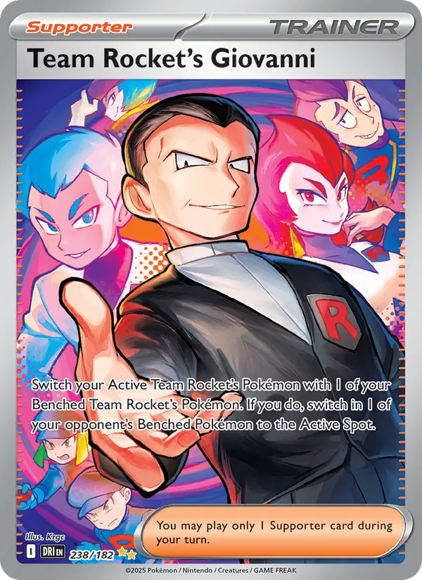 Team Rocket's Giovanni #238 – Destined Rivals card