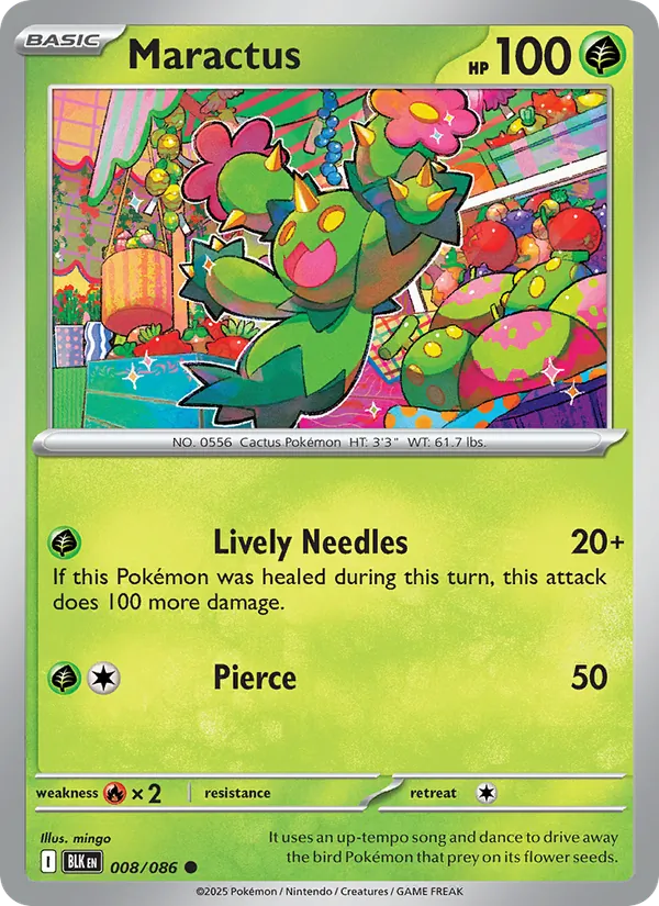 Maractus #008 – Black Bolt card