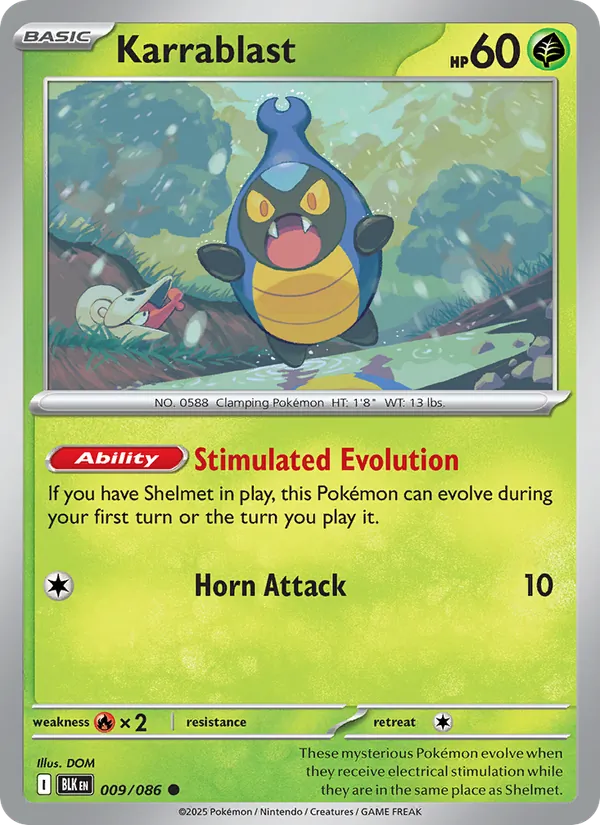 Karrablast #009 – Black Bolt card