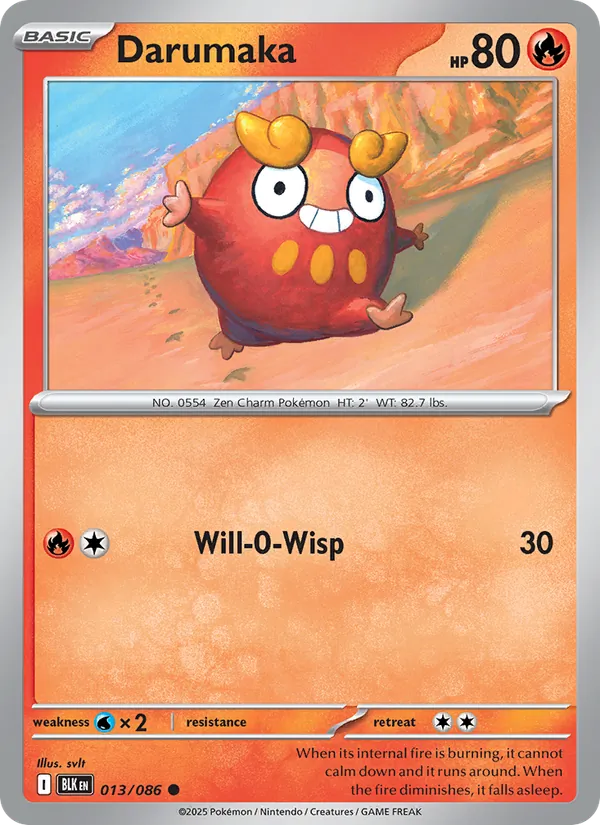 Darumaka #013 – Black Bolt card
