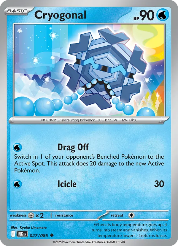 Cryogonal #027 – Black Bolt card