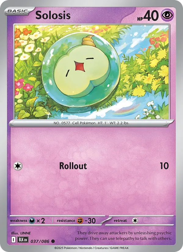 Solosis #037 – Black Bolt card