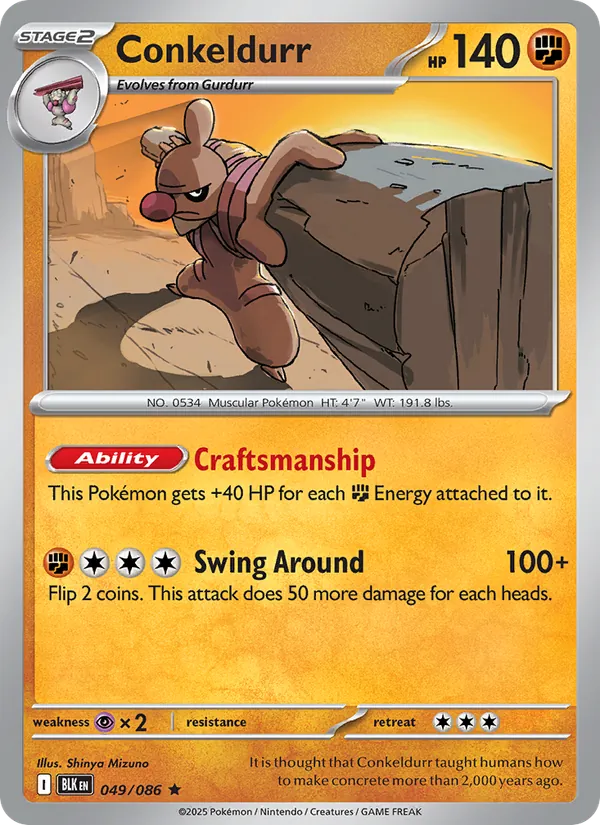 Conkeldurr #049 – Black Bolt card