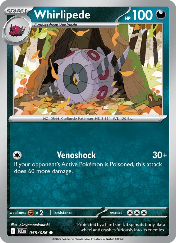 Whirlipede #055 – Black Bolt card