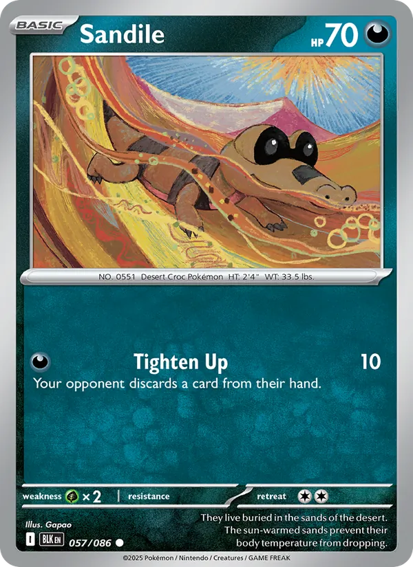 Sandile #057 – Black Bolt card