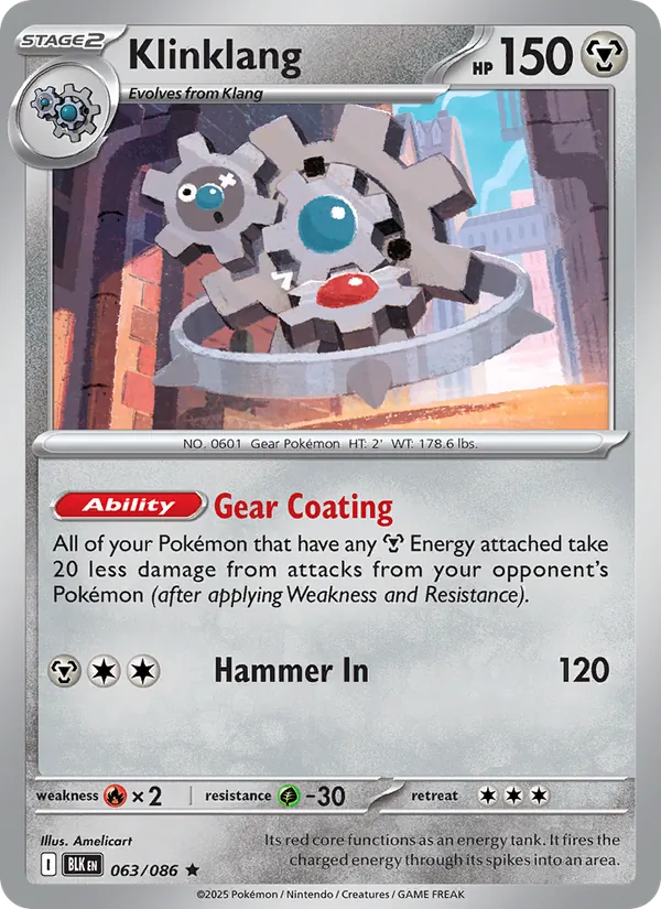 Klinklang #063 – Black Bolt card