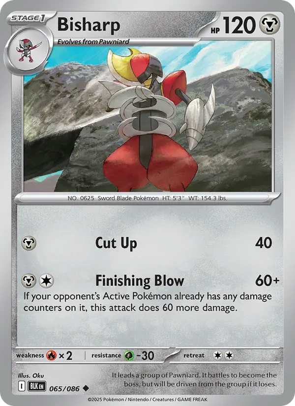 Bisharp #065 – Black Bolt card