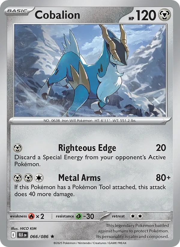 Cobalion #066 – Black Bolt card