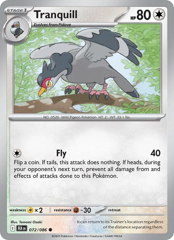 Tranquill #072 – Black Bolt card