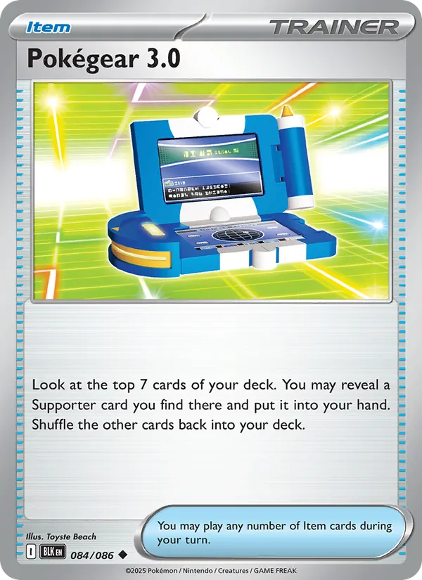 Pokégear 3.0 #084 – Black Bolt card