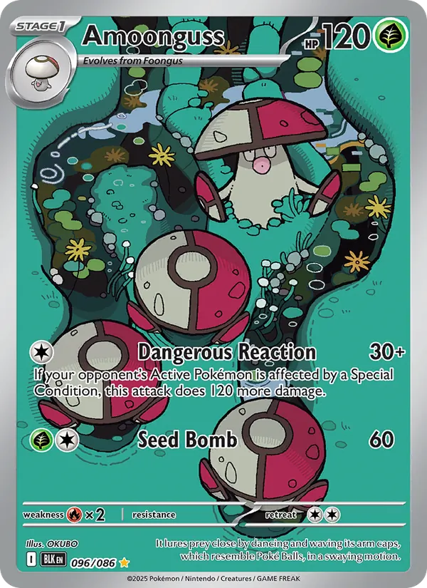 Amoonguss #096 – Black Bolt card