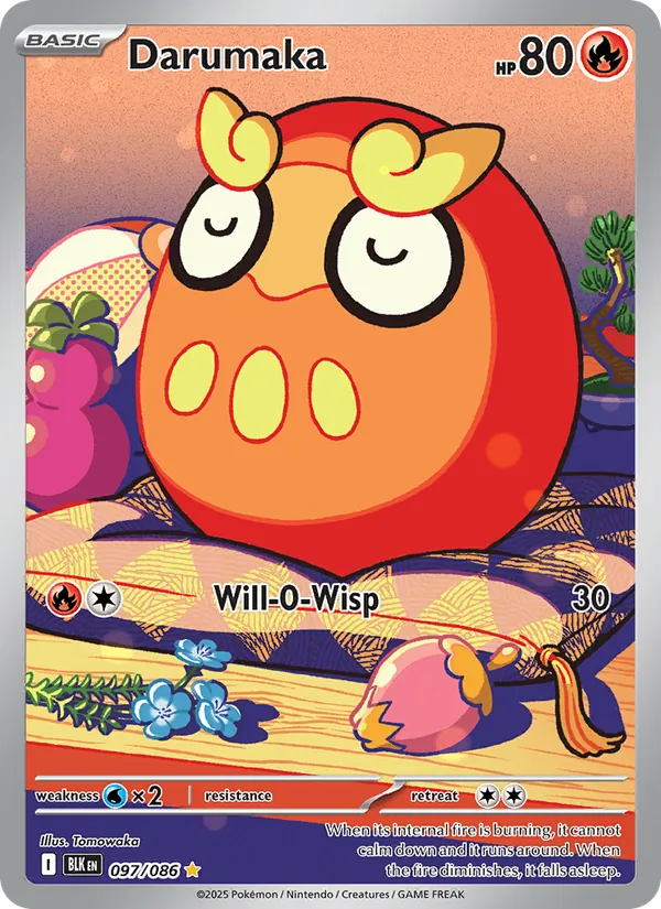 Darumaka #097 – Black Bolt card