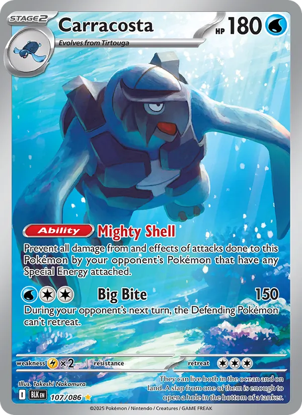 Carracosta #107 – Black Bolt card