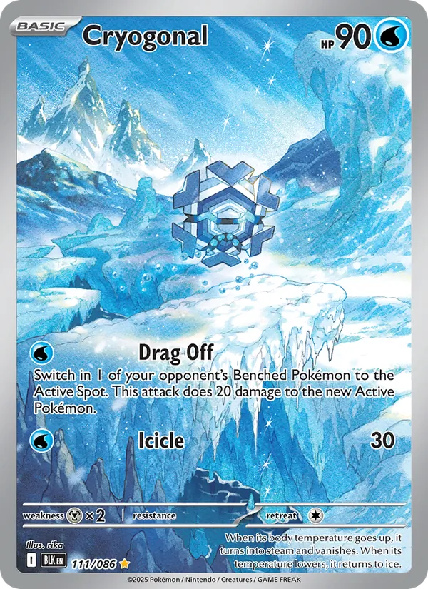 Cryogonal #111 – Black Bolt card