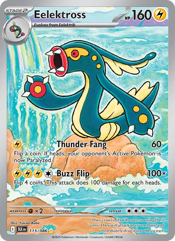 Eelektross #115 – Black Bolt card