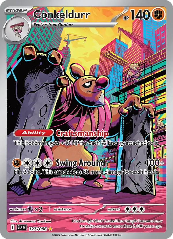 Conkeldurr #127 – Black Bolt card