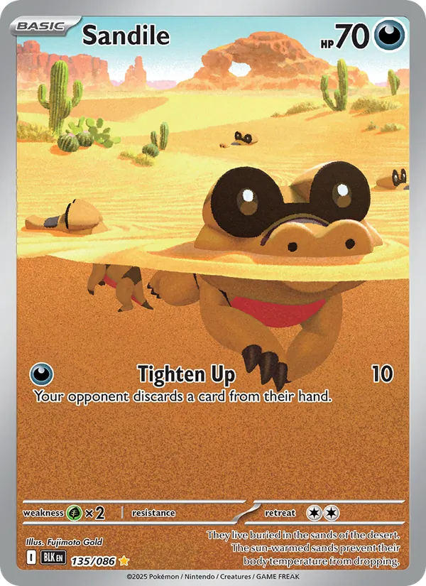 Sandile #135 – Black Bolt card