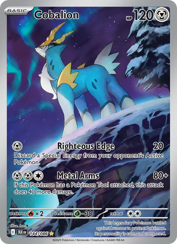 Cobalion #144 – Black Bolt card