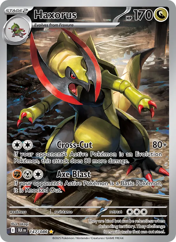 Haxorus #147 – Black Bolt card