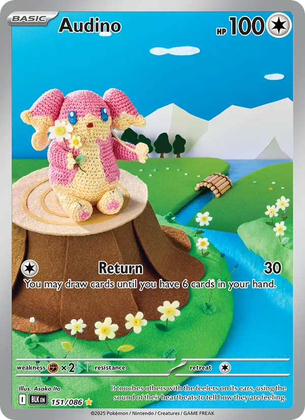 Audino #151 – Black Bolt card