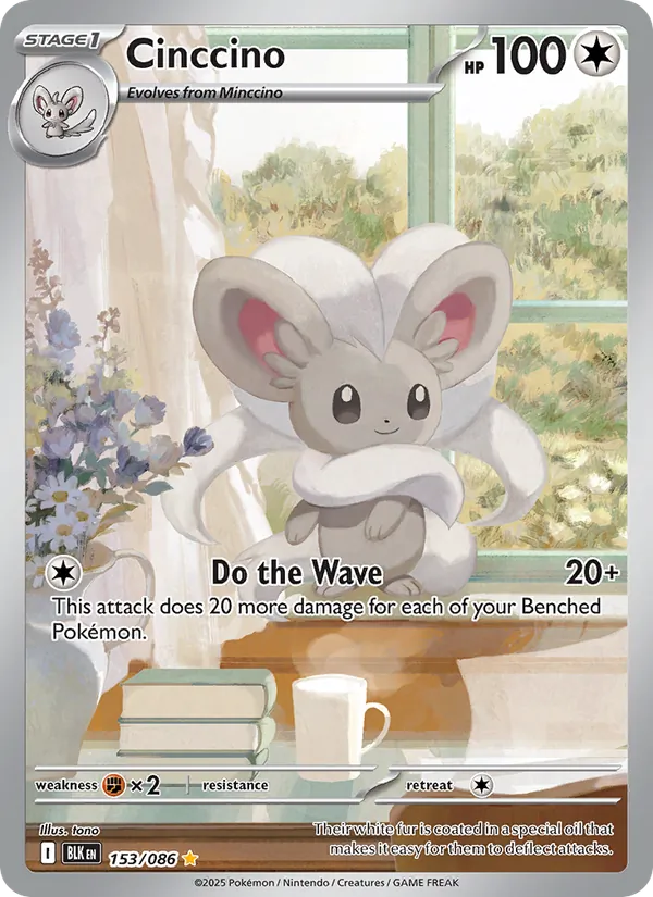 Cinccino #153 – Black Bolt card
