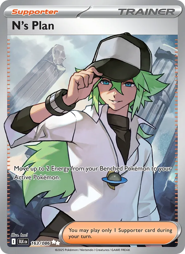N's Plan #163 – Black Bolt card