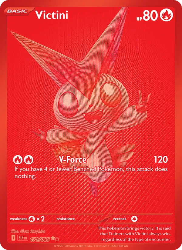 Victini #171 – Black Bolt card