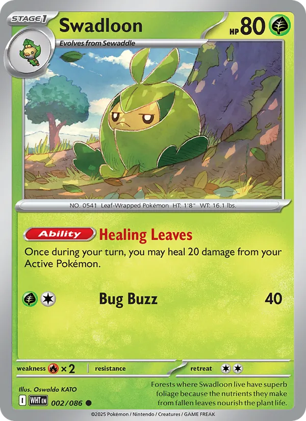 Swadloon #002 – White Flare card