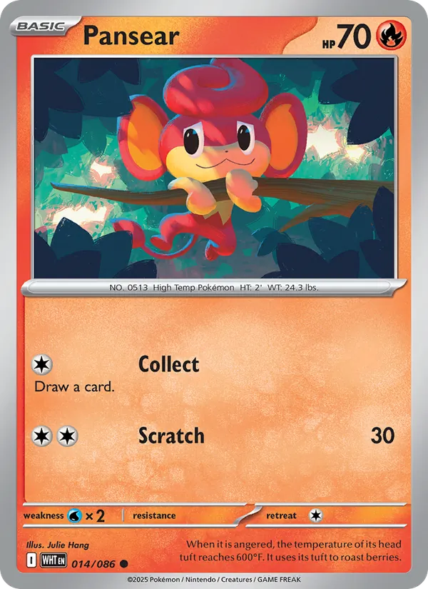 Pansear #014 – White Flare card