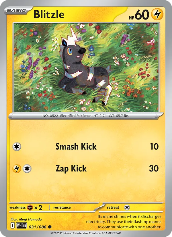 Blitzle #031 – White Flare card