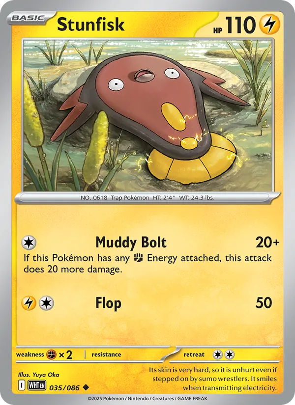 Stunfisk #035 – White Flare card