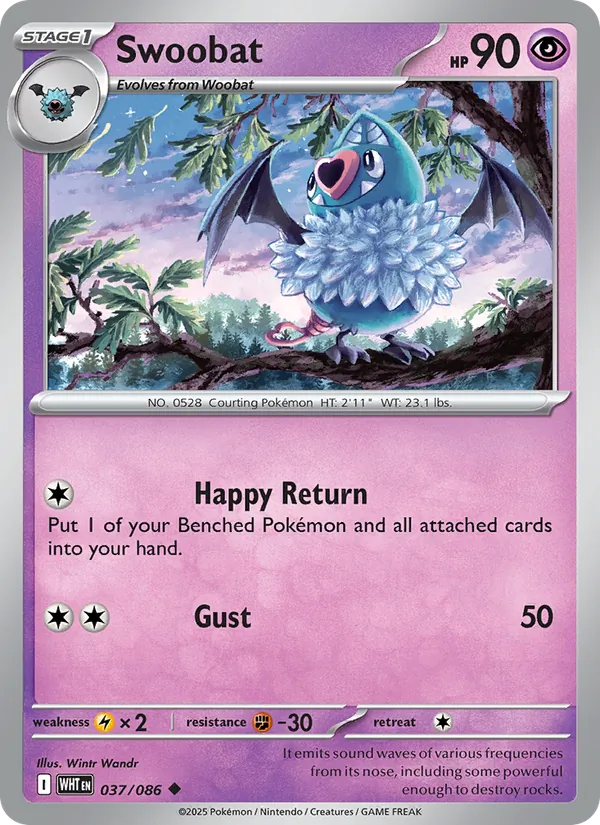 Swoobat #037 – White Flare card