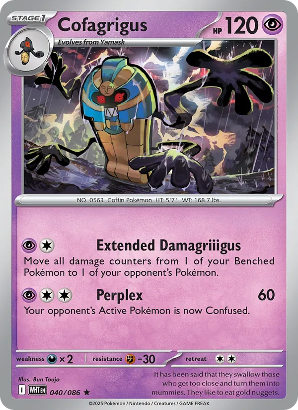 Cofagrigus #040 – White Flare card
