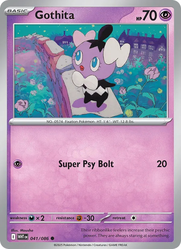 Gothita #041 – White Flare card